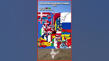 The Maritime Boundaries of Europe #capcut #shorts #electomapping #map #europe