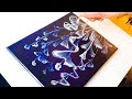 QUICK &amp; FUN Chain Pull Tutorial -Testing Three Different Sizes! | ABcreative Acrylic Pouring