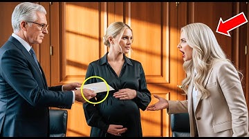 At the Will Reading, Mistress Laughs—Until the Billionaire Leaves Everything to His Pregnant Wife!