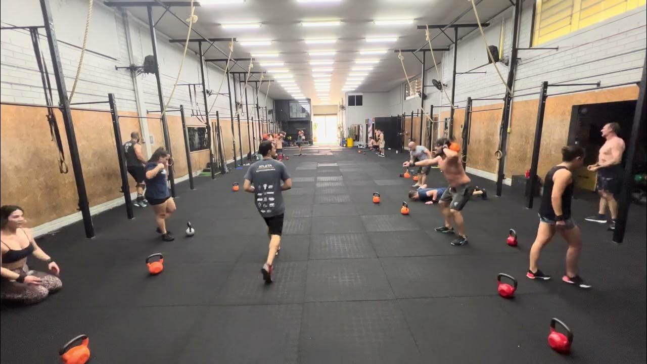 Treino de Crossfit C2b, Push Up, Squat YouTube