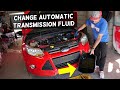 FORD FOCUS MK3 HOW TO CHANGE AUTOMATIC TRANSMISSION FLUID. TRANSMISSION PROBLEMS