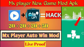 Mx player game hack trick | Mx player airlift game hack | Mx player Mod Apk