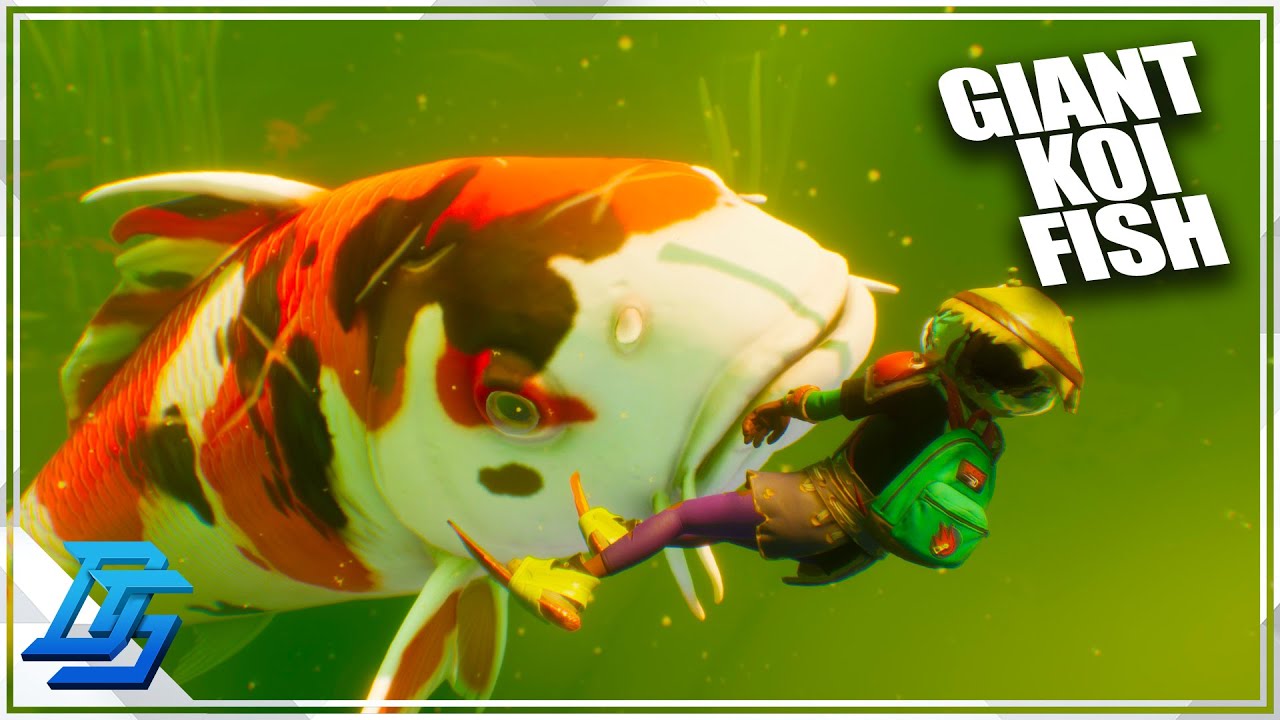 heading-into-the-pond-giant-koi-fish-grounded-multiplayer-gameplay
