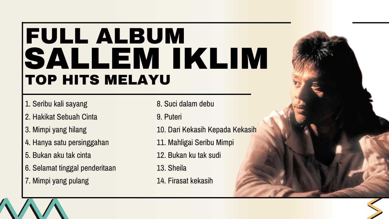 Lagu Malaysia Hits 90an: Saleem Iklim Full Album Terbaik Sepanjang Masa (Audio Jernih)