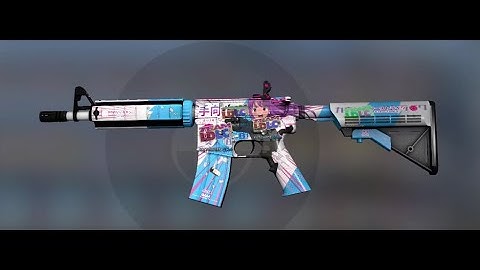 M4A4 TEMUKAU WITH 4X KATOWICE 2014 LDLC (HOLO) (FN)