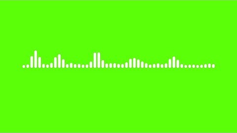 Audio Spectrum Green screen 6 Different styles 100% Free Download