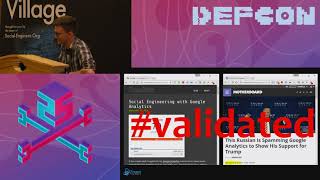 DEF CON 25 SE Village - Tyler Rosonke - Social Engineering With Web Analytics