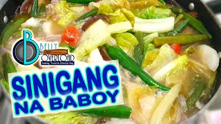 sinigang baboy na cook