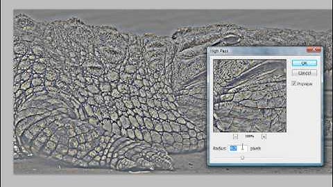 Photoshop - High Pass Sharpening