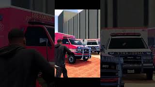 GTA V FRANKLIN DESTROYING AMBULANCE #shorts #viral #gtav
