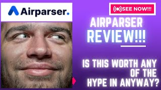 Airparser Review-Is This WORTH Any Of The HYPE In Anyway?See(Check Before use