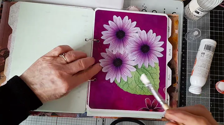 Decorating my planner with ephemera from ShinySilv...