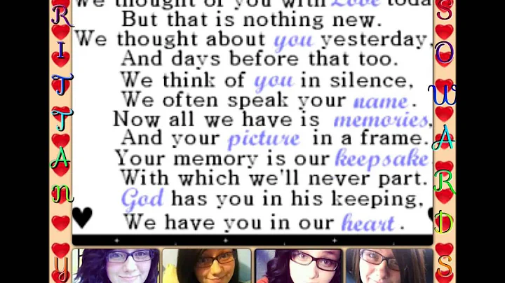 In memory of Brittany Nicole Sowards