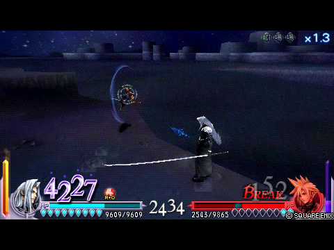 DISSIDIA_FINAL_FANTASY　黒い翼　セフィロスｖｓクラウド