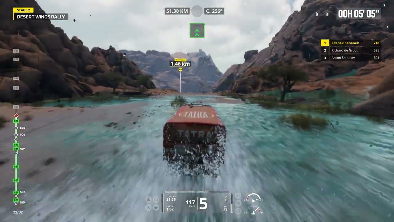 Dakar Desert Rally 🏁 Tatra 6x6  - Rain Snow - [ 4K Full Graphics ]