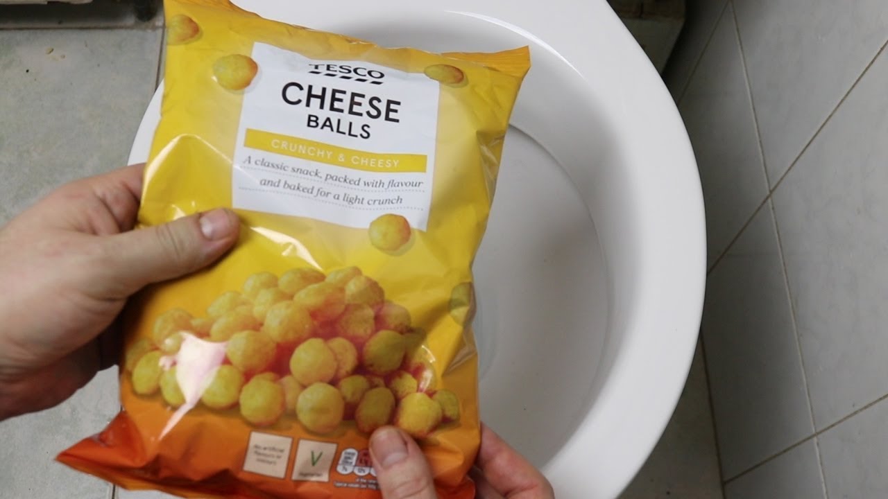 WILL IT FLUSH? CHEESE PUFFS YouTube