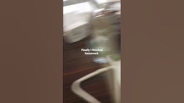 finally finished homework