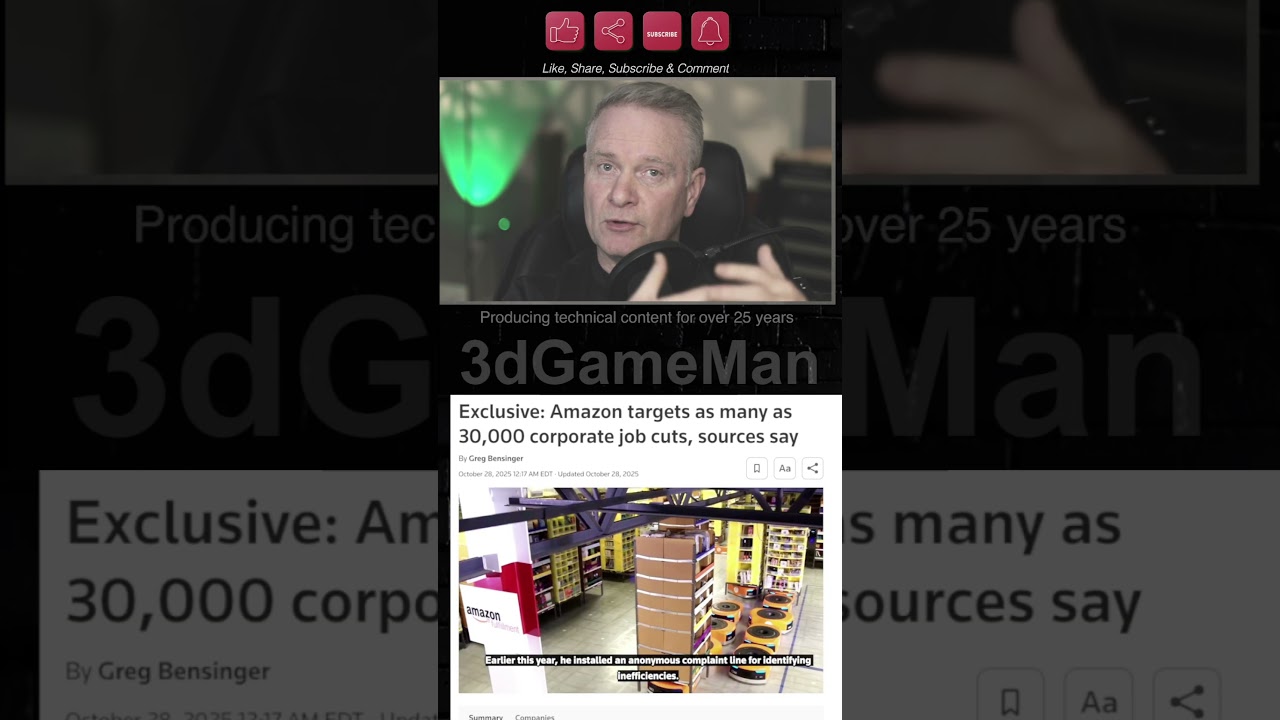 Начинаются массовые увольнения 3dGameMan qna Short