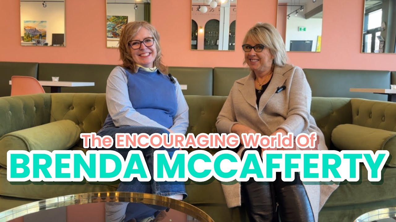 The ENCOURAGING World Of BRENDA MCCAFFERTY | Interviewing Artists with Julia Veenstra