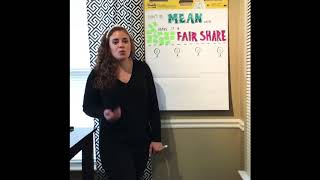 Mean as a Fair share with Ms. Tipton!