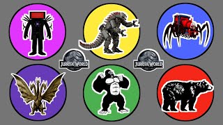 Dinosaurus Jurassic World Dominion : T-rex, Triceratops, Siren Head, Crocodile, Iguana dan Ikan Emas by HUNTING BOSKUH 14,004 views 1 month ago 14 minutes, 43 seconds