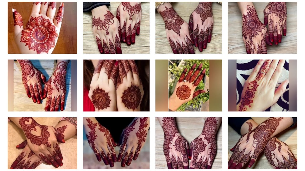 Mehedi Rial Top 30+ mehedi designs for hands ||হাতের জন্য ৩০ টার বেশি মেহেদী ডিজাইন ...