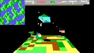 Ratmcplayin VIRUS Zarch Lander DOS 1987