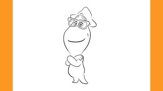 How to Draw JOE GARDNER | Disney•Pixar SOUL