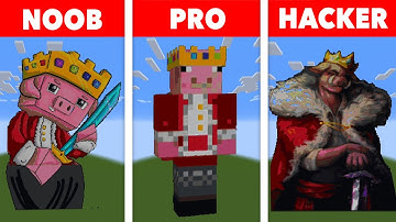 NOOB VS PRO VS HACKER Minecraft Pixel art✨Technoblade