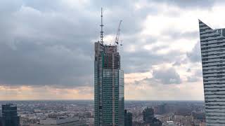 Herkules - Terex. Varso Tower, The Tallest Building In Europe