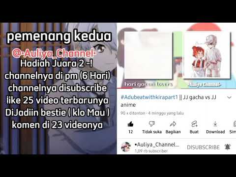 pengumuman kontes #Adubeatwithkira