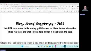 2025 AP Bio FRQ - Predicted Responses