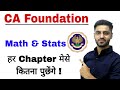 CA Foundation IMP Chapters of Math &amp; Stats 💥 MAY 2023 EXAM | ICAI EXAM CA MOTIVATION VIDEO
