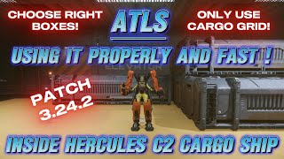Star Citizen - ATLS - How To Use It Properly and Fast in C2 Hercules Cargo Ship/ 3.24.2/ 4K