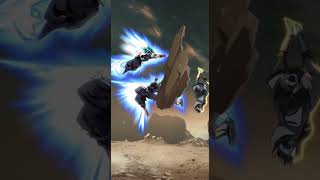 Golden Warrior vs Blue Energy Beast | Ultra HD Fight Scene #dragoball #dragonballsuper