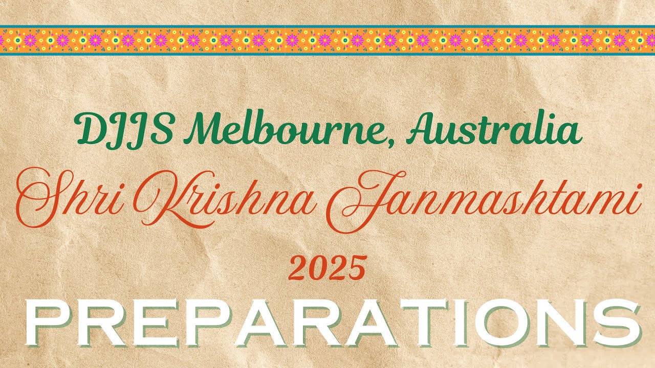 Shri Krishna Janmashtami 2025 Preparations