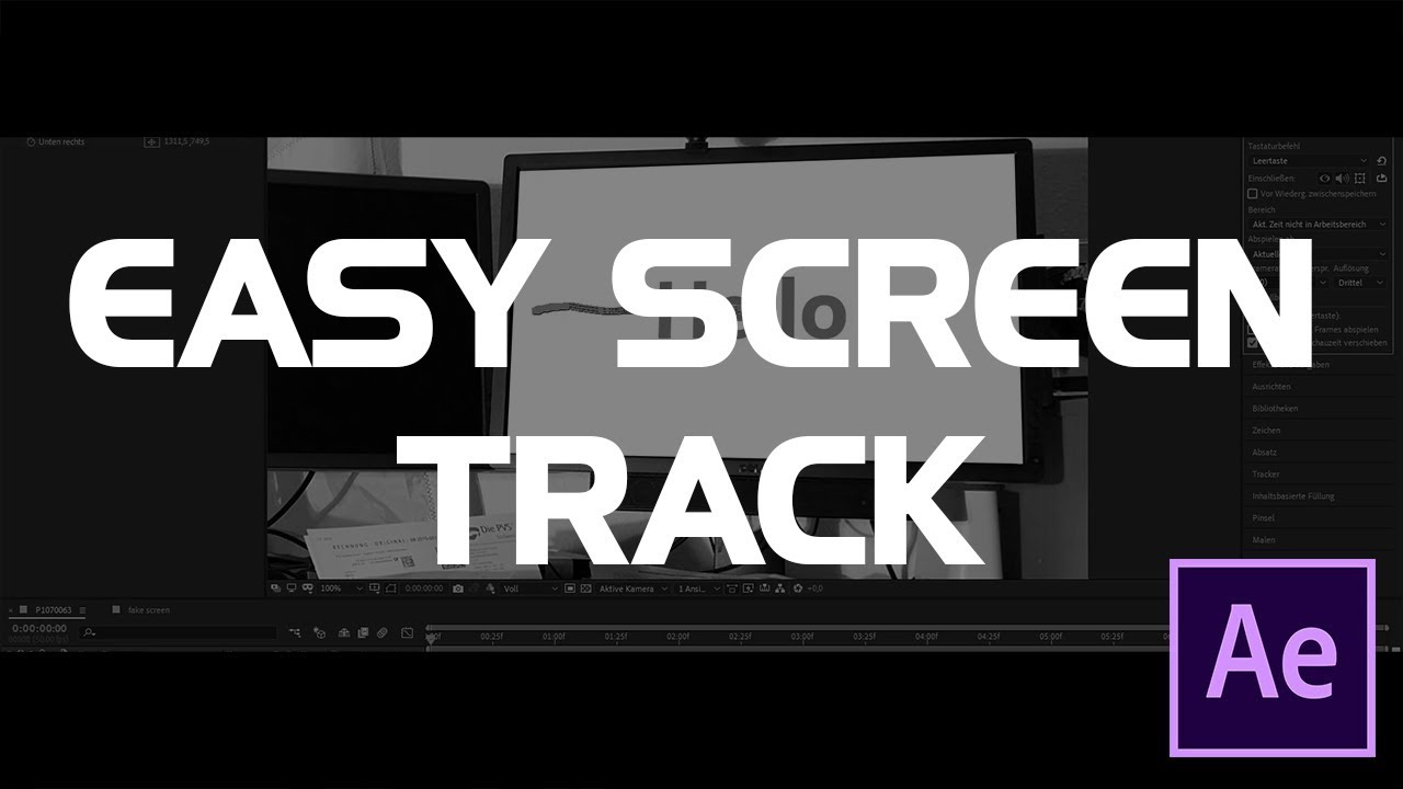 Easy Screen Replacement AE | Quick Tip #2 - YouTube