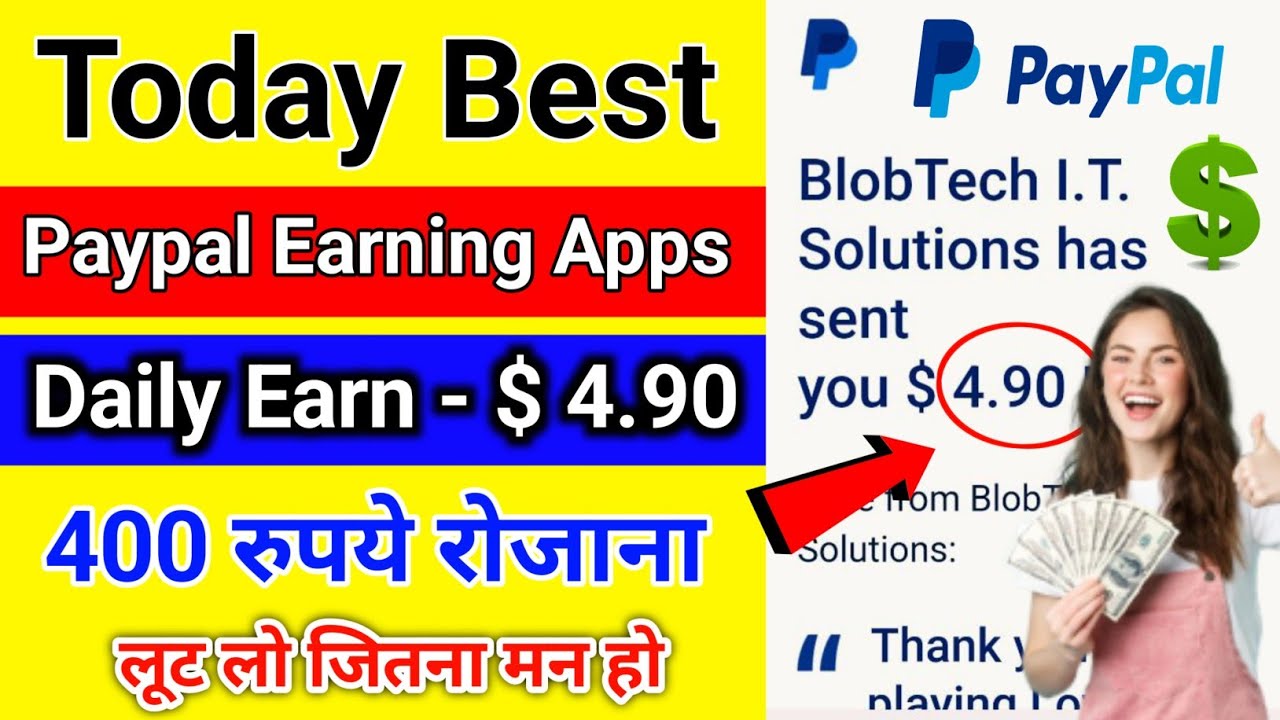 Top 2 Paypal Cash Earning Apps In India 2023 || Paypal Earn Money 2023 ...