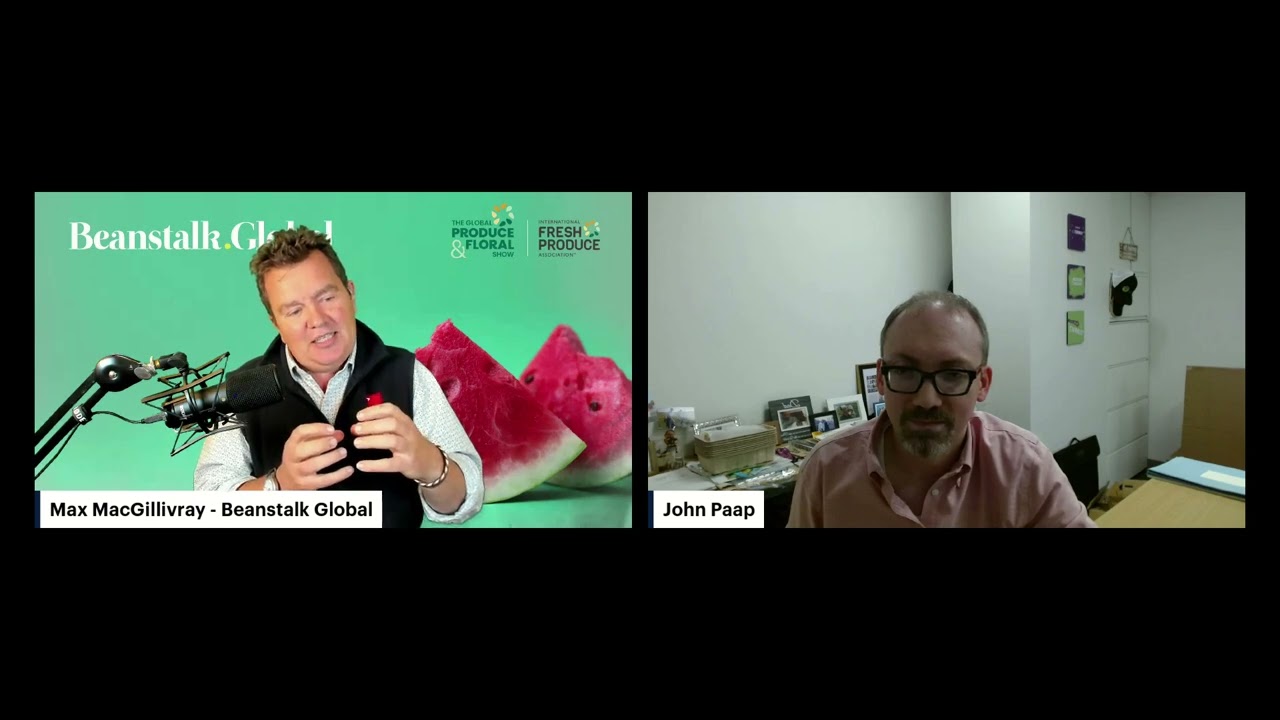 John Paap of Jac. Vandenberg, Inc. prior to the IFPA - Global Produce and Floral Show 2024!