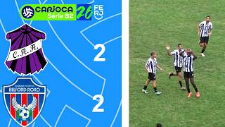 CARIOCA SÉRIE B2- TAÇA MARACANÃ - 3ª RODADA - CAMPOS 2X2 BELFORD ROXO