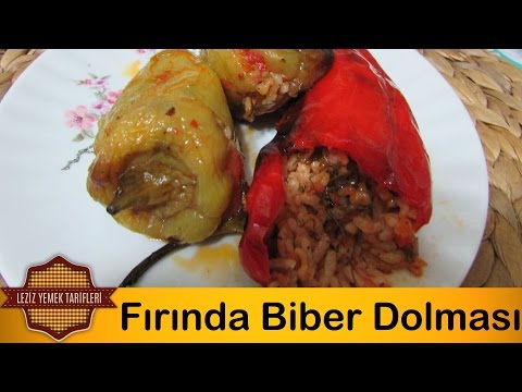 Fırında Biber Dolması Tarifi