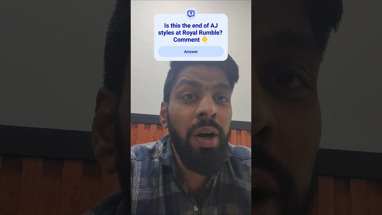 This is why AJ Styles' Royal Rumble Return was PERFECT