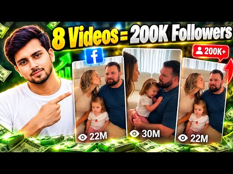 He Posted Only 8 AI Videos...and Got 200K Followers 🤯