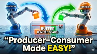 2.6 Producer–Consumer Problem Explained Simply | Bounded Buffer &amp; Semaphores |  OS