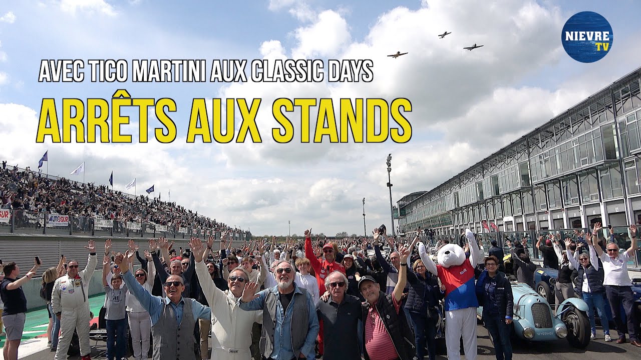 Jacky Ickx (Ferrari), Jacques Laffite et Tico Martini aux Classic Days