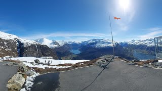 Norwegian Fjords/Olden - Loen Skylift- way down 🇧🇻