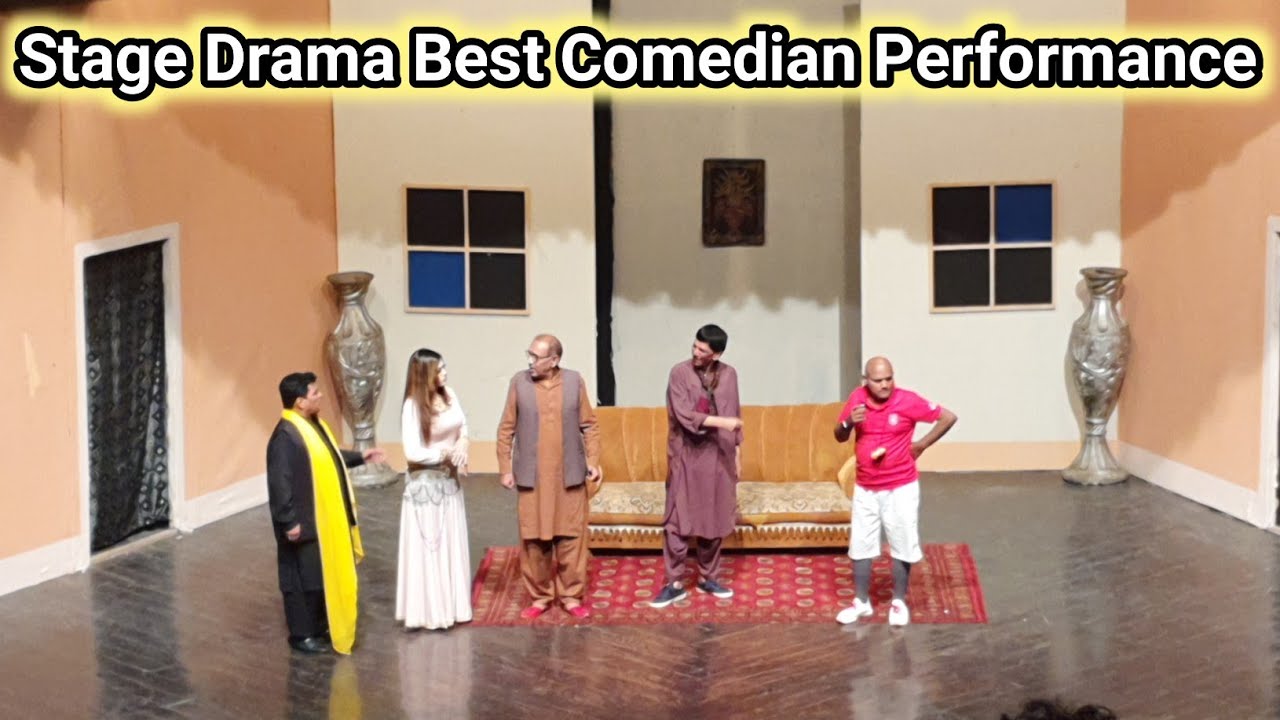 Stage Drama Best Comedy Fun - at Alhamra Theater Lahore - Comedy Night Show