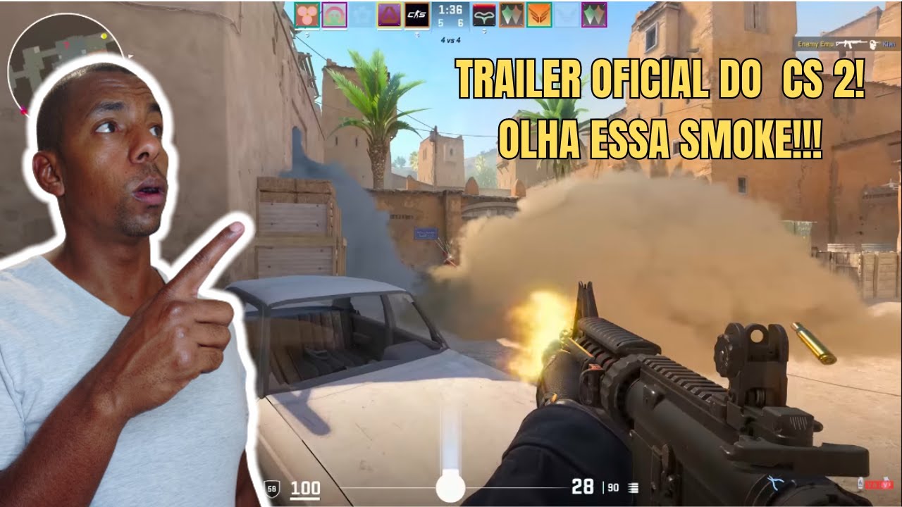 TRAILER OFICIAL DO CS 2 COM GAMEPLAY! SEU PC VAI RODAR? [SOURCE 2 REACT ...