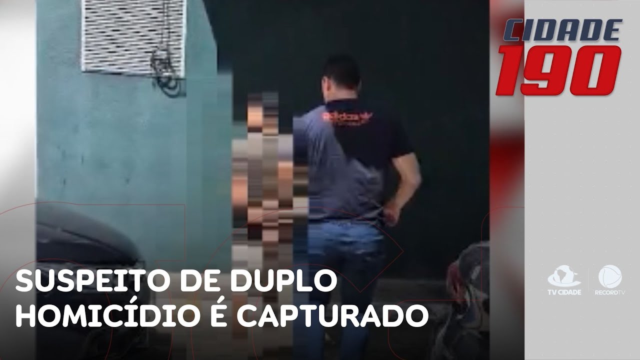 Suspeito de envolvimento em duplo homicídio na capital é capturado | Cidade 190