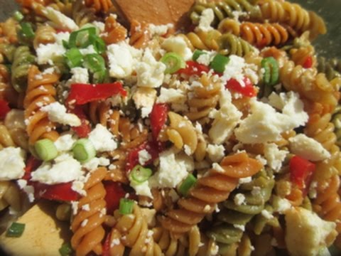 PASTA SALAD - How to make BALSAMIC VINEGAR PASTA SALAD Recipe